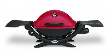 WEBER Q-1200 RED LP GAS GRILL