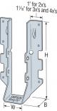 18 GA. 2X8 JOIST HANGER Z-MAX,