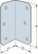 12 GA 2X4 FRAMING ANGLE Z-MAX