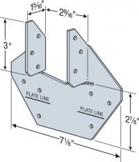 18 GA. HURRICANE TIE Z-MAX,(D)
