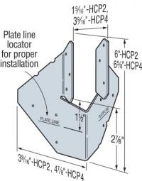 HIP CORNER PLATE F/2X