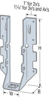 18 GA. 2X8 JOIST HANGER Z-MAX,