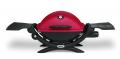 WEBER Q-1200 RED LP GAS GRILL